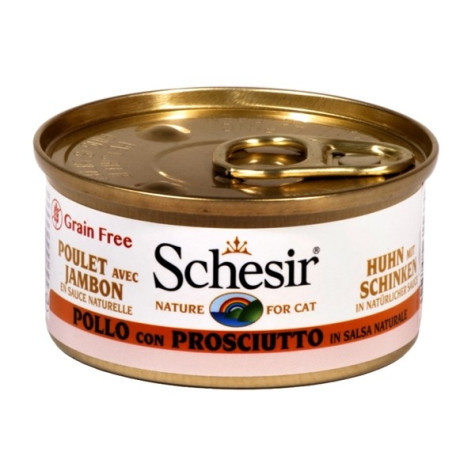 Schesir Cat Chicken with Ham in Natural Sauce 70 gr.