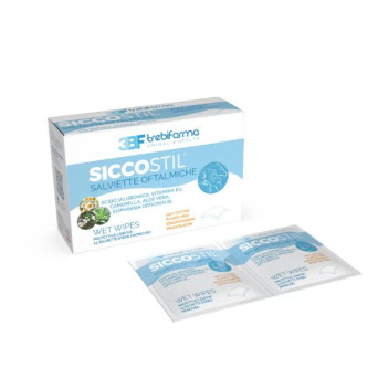 TREBIFARMA - Siccostil Soothing ophthalmic wipes 14 sachets -