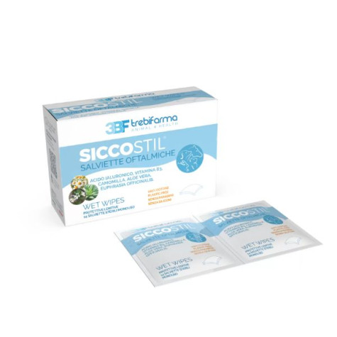 TREBIFARMA - Siccostil Soothing ophthalmic wipes 14 sachets. - 