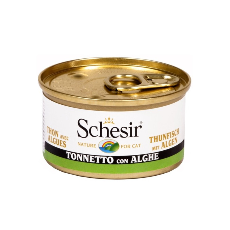 Schesir Cat Thunfisch mit Algen in Gelee 85 gr.
