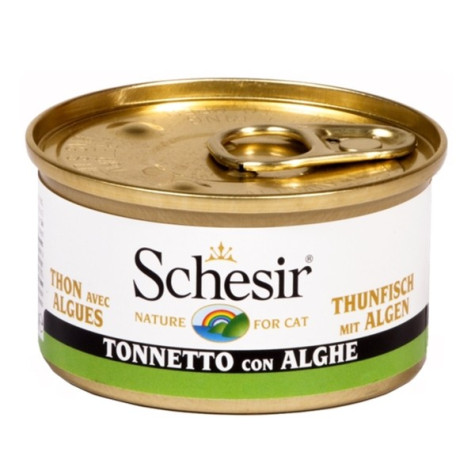 Schesir Chat Tonnetto avec Alghe en gelée 85 g