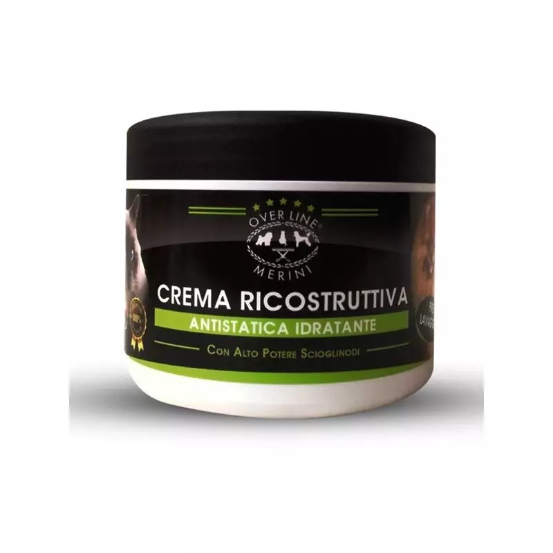 Over line - Crema ricostruttiva antistatica idratante 500 ml. Over line - Crema ricostruttiva antistatica idratante 500 ml.