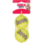 KONG - Squeakair - Palline da tennis con squeak, delicate sui denti - Taglia L (conf. da 2)