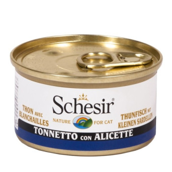 Schesir Gatto Tonnetto con Alicette in Gelatina 85 gr. - 