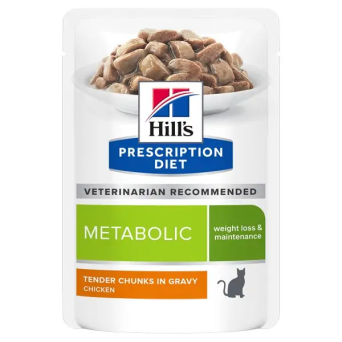 Hill's Cat metabolisch 12 Beutel à 85 gr. - 