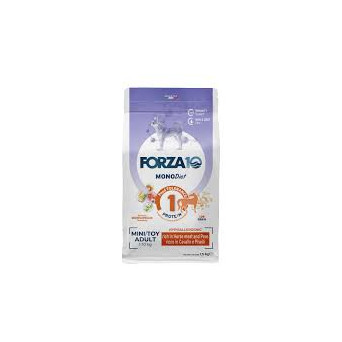 FORZA10 cane monodiet adult minitoy cavallo e piselli 1,5 kg - 