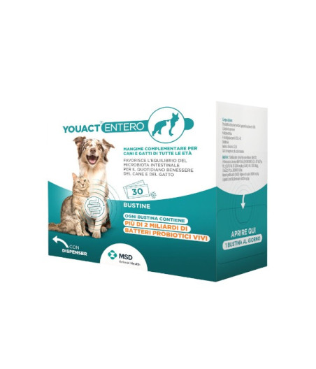 MSD Animal Health-Youact entero 30 bustine - 