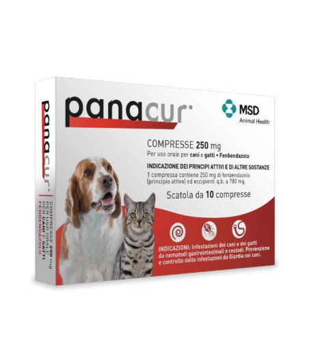 MSD Animal Health - Panacur 10x250 cpr