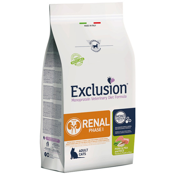 Exclusion - DIET Renal gatto Phase 1  1,5 kg - 