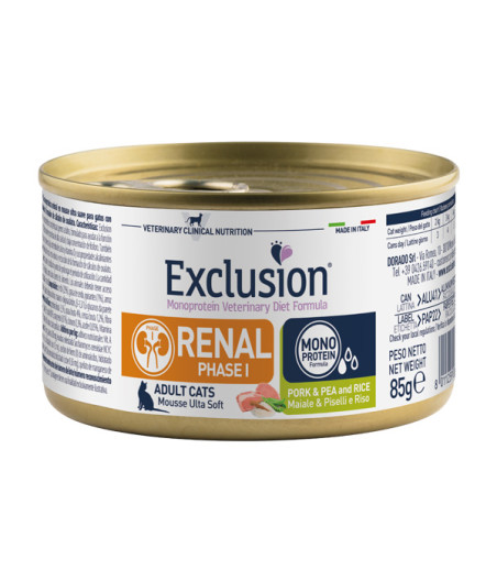 Exclusion - Diet Renal gatto Phase 1  85gr.