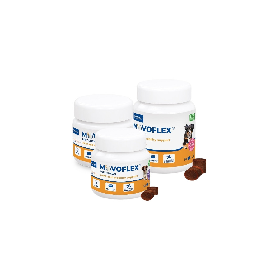 Virbac - Movoflex pour cani jusqu'à (oltre 35kg) 30 comprimés Virbac - Movoflex pour cani jusqu'à (oltre 35kg) 30 comprimés