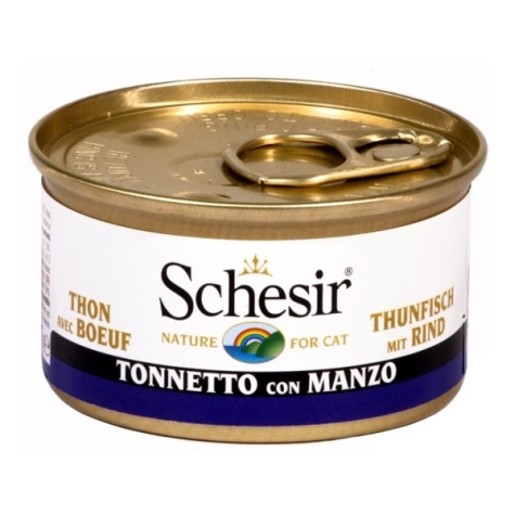Schesir Cat Tuna with Beef Fillets in Jelly 85 gr.