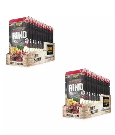 Belcando Beef mit Mehl und Zucchini-Knödel 24x125 gr. (Beutel) - 