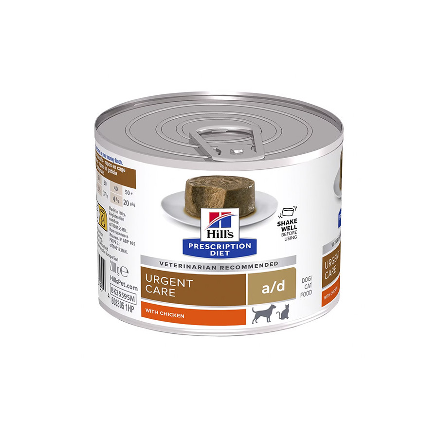 Hill's a/d  umido per Cani e Gatti 12 X 200 gr.