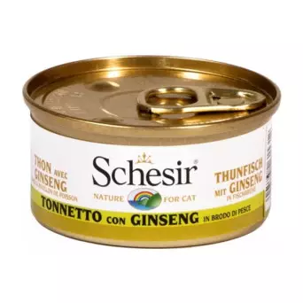 Schesir Gatto Tonnetto mit Ginseng in Brühe 70 gr.