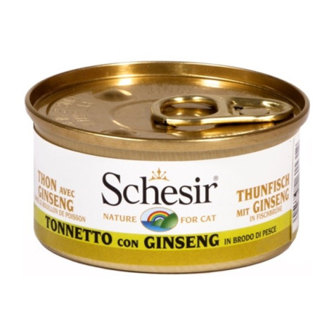 Schesir Chat Tonnetto avec Ginseng in Brodo 70 g