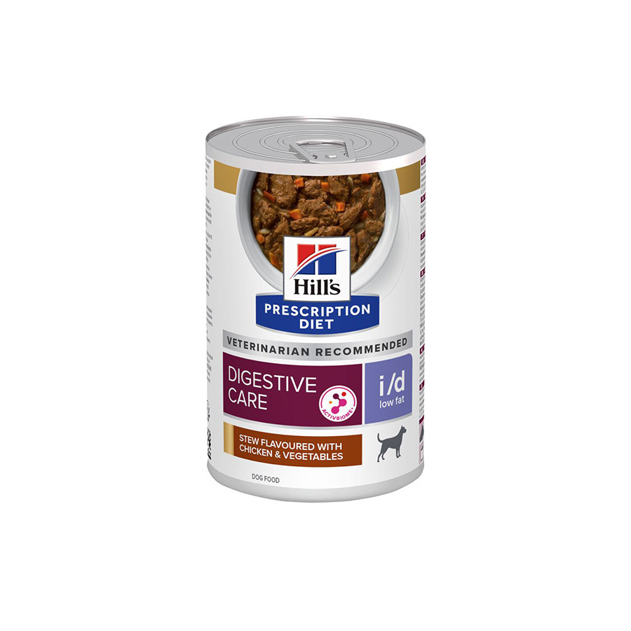 Hill's Cane i/d Digestive Care Low Fat Spezzatino Pollo e Verdure 354 gr Gr.