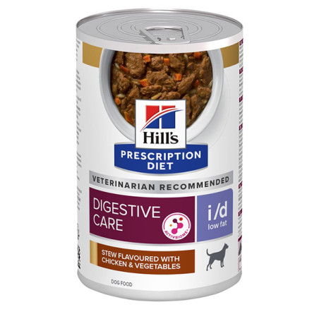 Hill's Cane i/d Digestive Care Low Fat Spezzatino Pollo e Verdure 354 gr Gr. - 