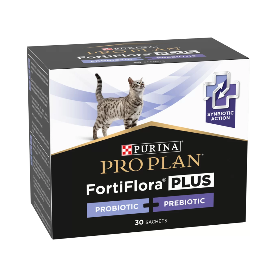 Purina Pro Plan chat Fortiflora Plus Probiotic + Prebiotic 30 sachets 1,5 g Purina Pro Plan chat Fortiflora Plus Probiotic + Prebiotic 30 sachets 1,5 g