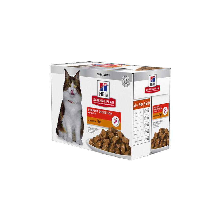 Hill's - Perfect digestion adult 1+ poulet 85 g.