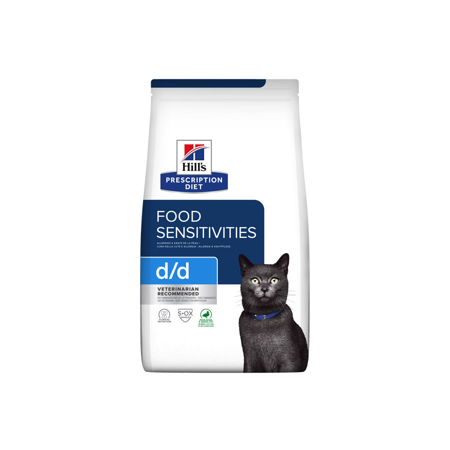 Hill's - Diet d/d gatto con anatra e piselli da 1,5 kg