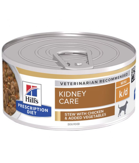 Hill's - Diet cane K/d mini kidney spezzatino con pollo e verdure 156 gr. - 