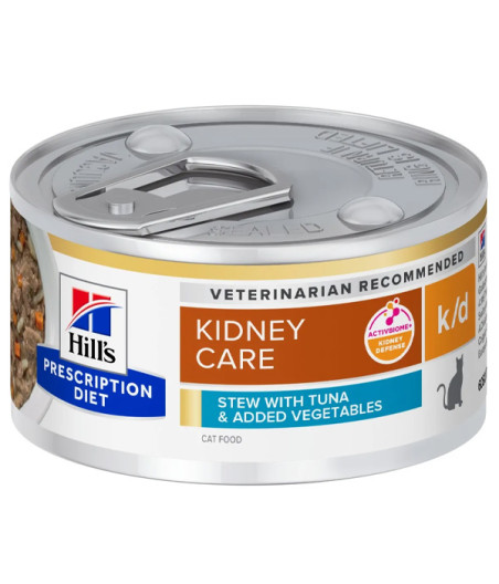 Hill's - diet Stew K/D kidney renal avec thon et vegetali 24X82 g.