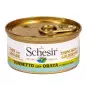 Schesir Gatto Tonnetto mit Dorade in Brühe 70 gr. Schesir Gatto Tonnetto mit Dorade in Brühe 70 gr.