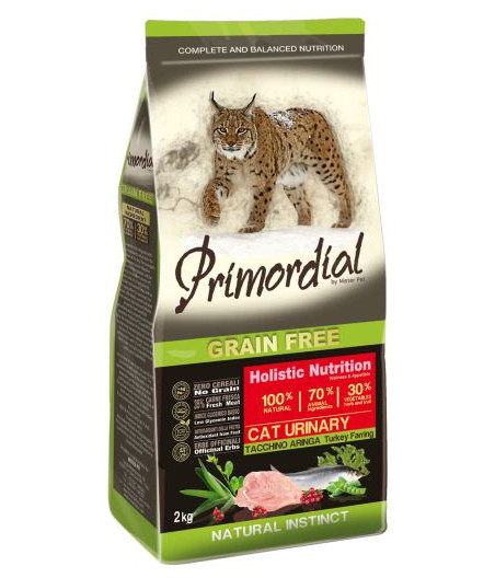 Primordial - adult gatto grain free urinary 2 kg - 