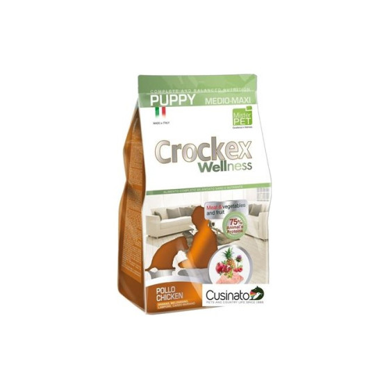 CROCKEX Wellness puppy pollo e riso 12 kg