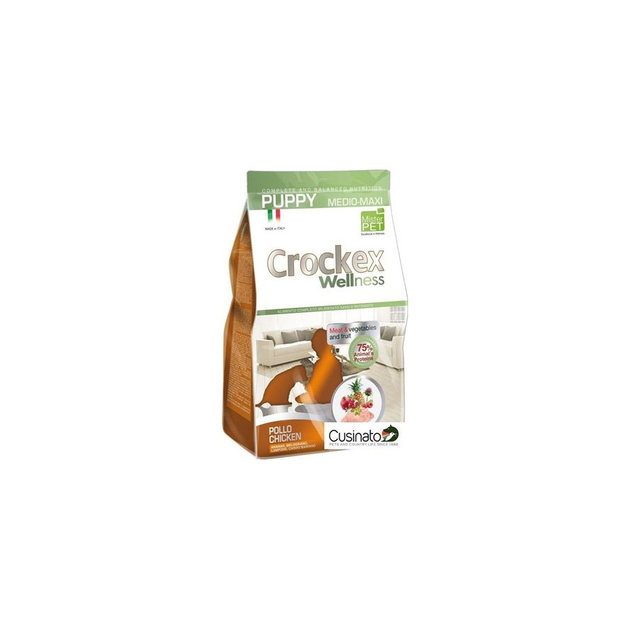 CROCKEX Wellness puppy pollo e riso 12 kg