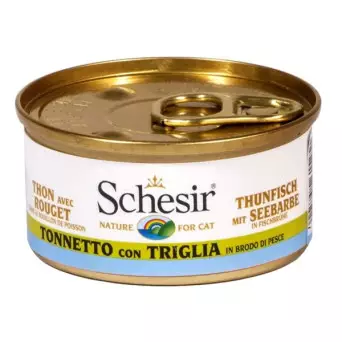 Schesir Gatto Tonnetto con Triglia in Brodo 70 gr. - 