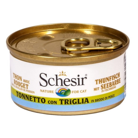 Schesir Chat Tonnetto avec Triglia in Brodo 70 g