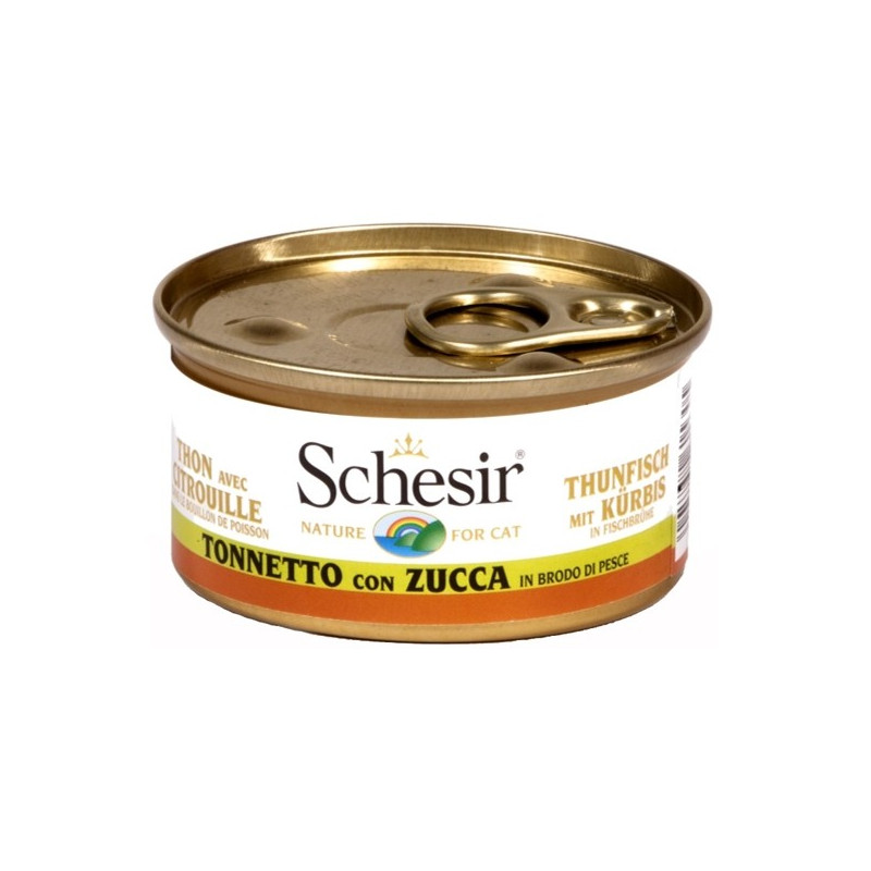 Schesir Chat Tonnetto avec citrouille in Brodo 70 g
