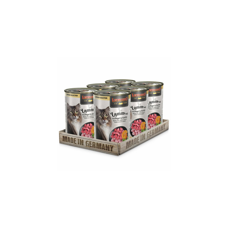 LEONARDO SUPERIOR boîte Agneau Pollame et Citrouille 6 x 400 g