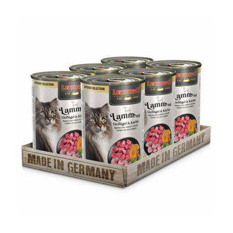 LEONARDO SUPERIOR boîte Agneau Pollame et Citrouille 6 x 400 g