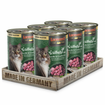 LEONARDO SUPERIOR lattina Tacchino Trota & Mirtilli Rossi 6 x 400 gr. - 