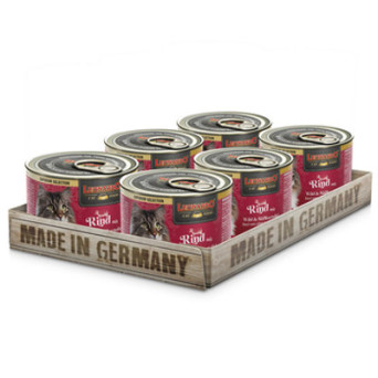 LEONARDO SUPERIOR lattina Manzo con Selvaggina Patate dolci 6 x 200 gr - 