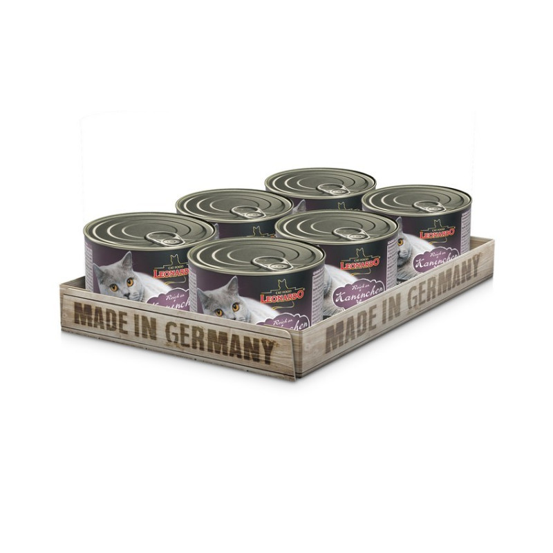 Leonardo Lapin 6 x 200 g. (boîtes)