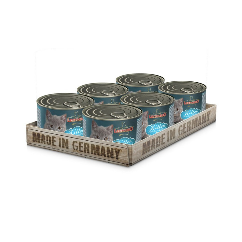 Leonardo Kitten 6 x 200 g. (boîtes) Leonardo Kitten 6 x 200 g. (boîtes)