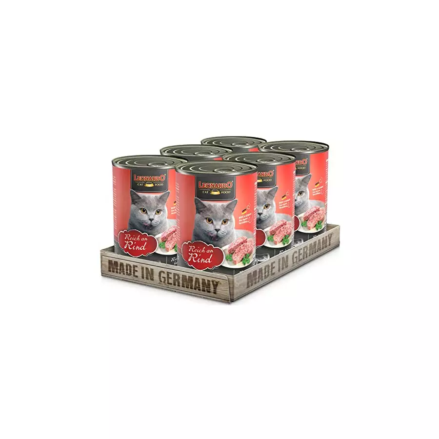 Leonardo-Rind 6 X 400 gr. (Blechdosen)