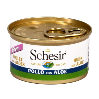 Schesir Kitten Filetti di Pollo con Aloe in Gelatina 85 gr. - 