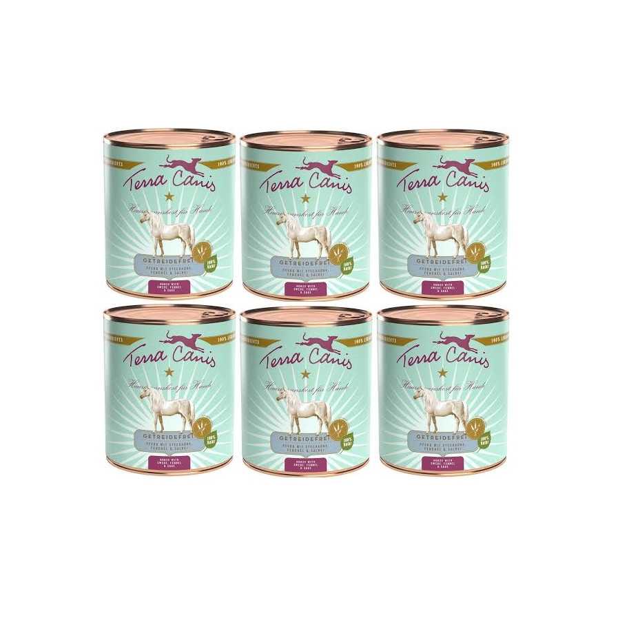 TERRA CANIS Grain Free Bœuf courgettes, citrouille et origano 6 X 800 g. TERRA CANIS Grain Free Bœuf courgettes, citrouille et origano 6 X 800 g.