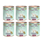TERRA CANIS Grain Free Cheval avec rapa gialla, salvia et finocchio 6 x 800 g.