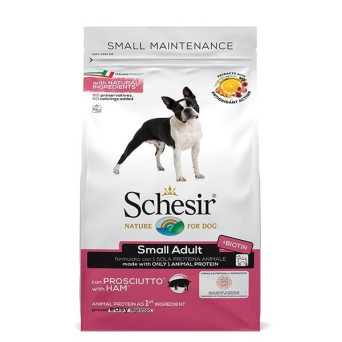 SCHESIR Dog Adult Dry Line Mini Maintenance mit Schinken 800 gr.