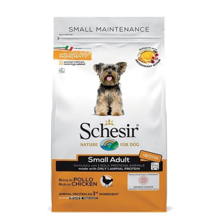 SCHESIR Cane Adult Dry Line Mini Mantenimento con Pollo 2 kg. - 