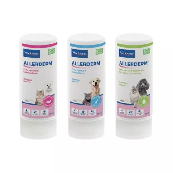 Virbac - Allerderm shampo 250 ml. cute normale - 