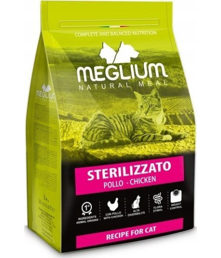Meglium Gatto Adult Sterilizzato 10 kg - 