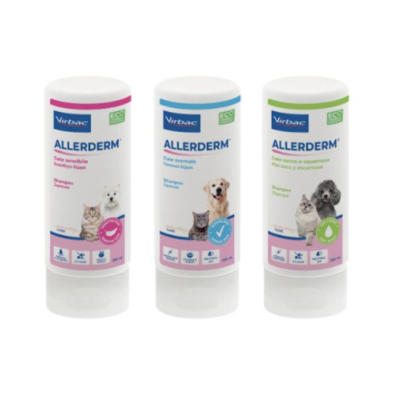 Virbac - Allerderm shampo 250 ml. cute secca e squamosa - 