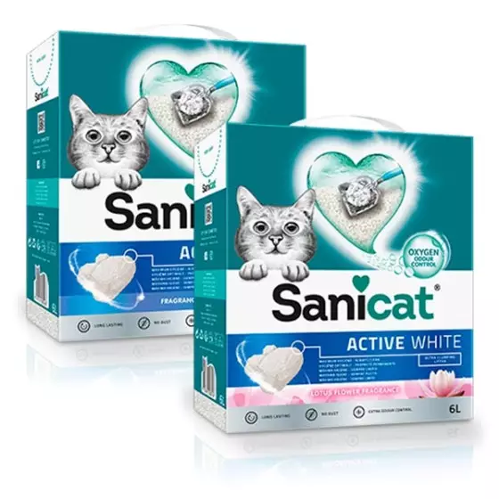 Sanicat - Lettiera Active White 6 lt - 